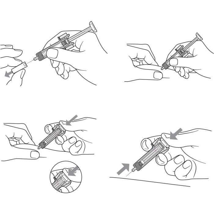 Uma ilustração de injeção