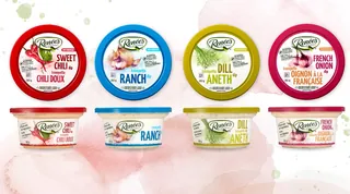 Dip containers for Ranch, Dill, Sweet Chili, and French Onion by Marta Spendowska