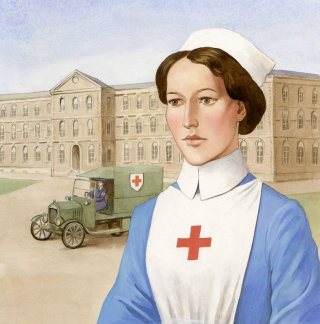 医疗护士肖像
