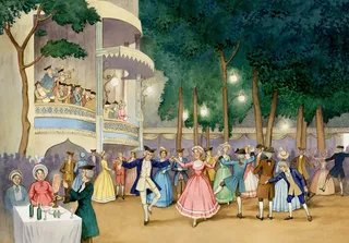 People dancing together