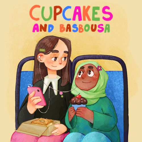 Poster for the animated short film Cupcakes and Basbousa