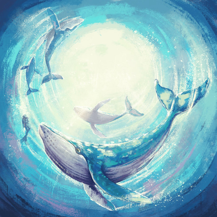 Podwodny świat (Underwater world) book  illustration
