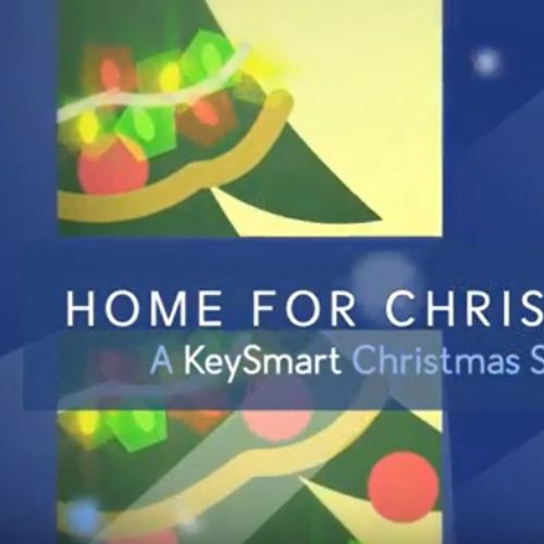 Safe Home with key smart Christmas Animation