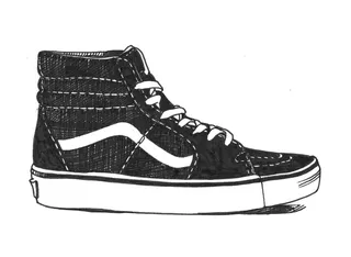 Sneaker fashion drawing