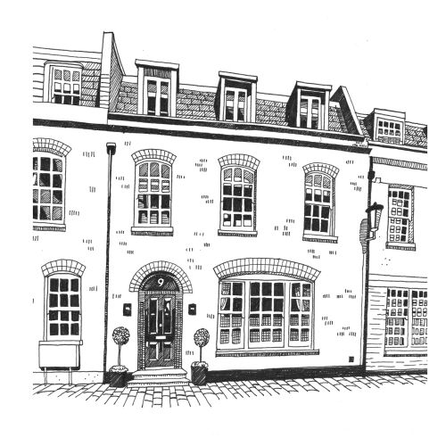 Matt Hollings In Black & White International lifestyle illustrator. Manchester. UK