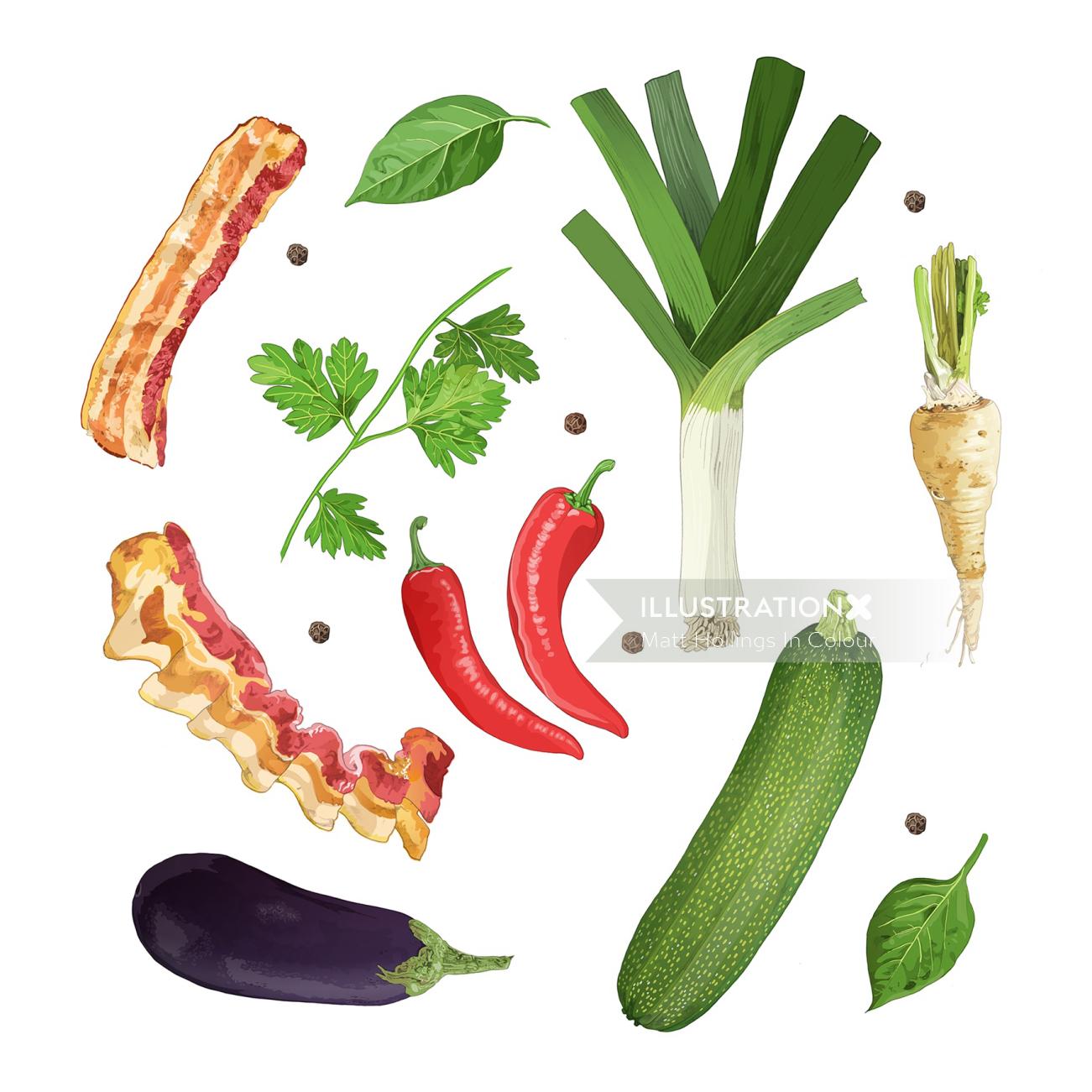 Food & Drinks Vegetables