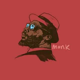 Portrait of a man with glasses and hat illustration by Matt Hollings In Colour