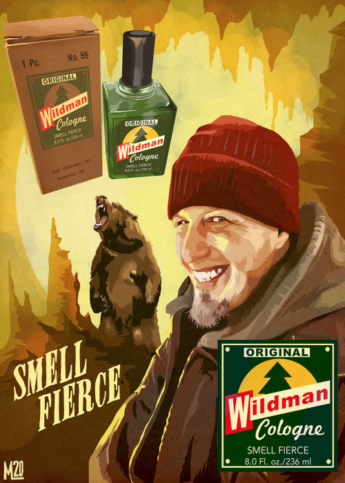 Wildman Cologne Advertising
