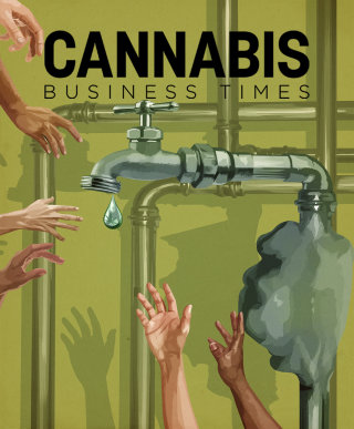Escassez gráfica de água para cannabis