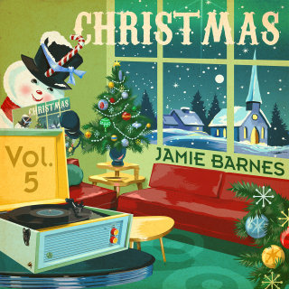 Celebrações gráficas de Natal de Jamie Barnes