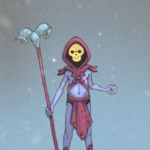 Character design of fantasy skeleton

