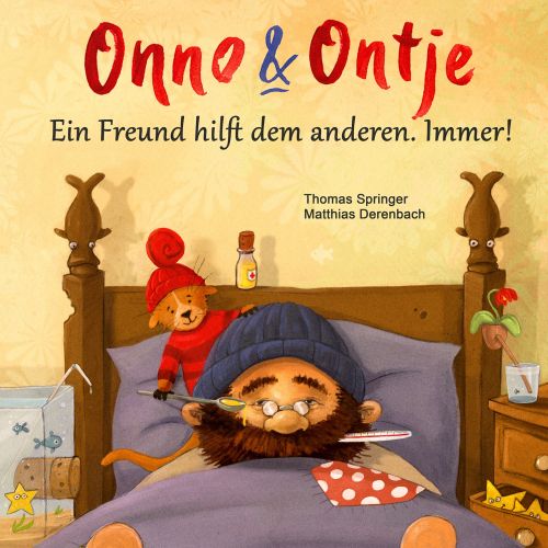 Children book cover ono & ontje characters
