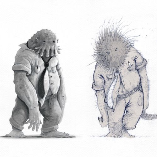 Cartoon & Humour evolution of an animal
