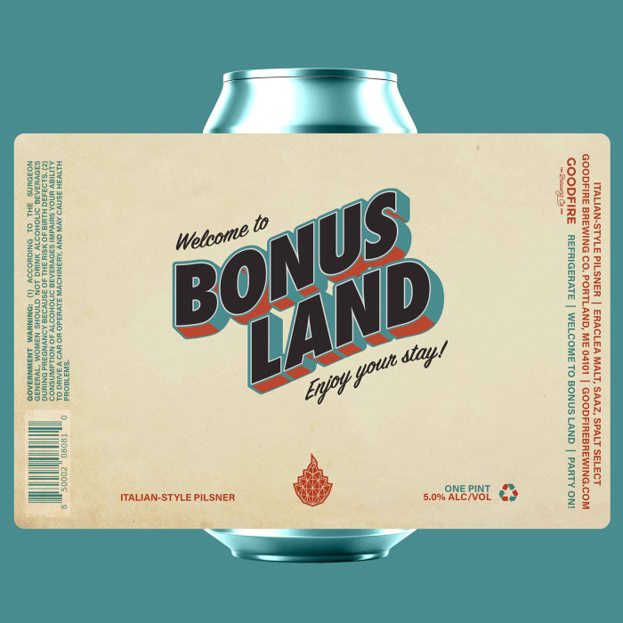 Goodfire Brewing - Emballage de bière Bonus Land