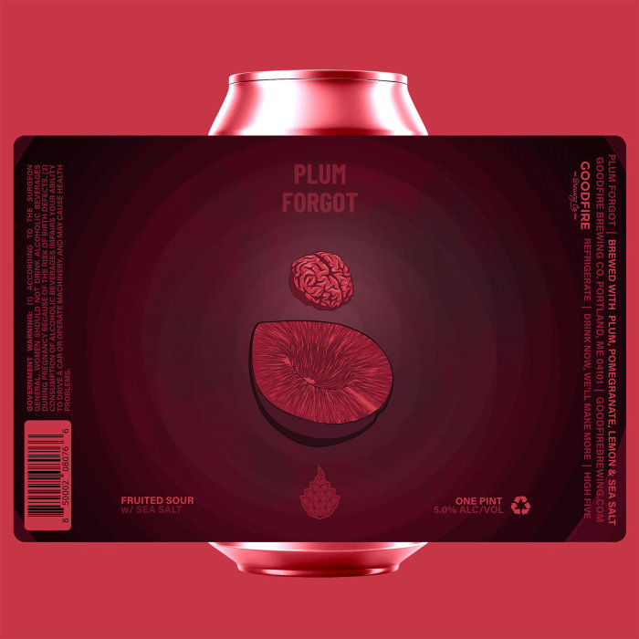 Goodfire Brewing's Plug Forgot beer packaging