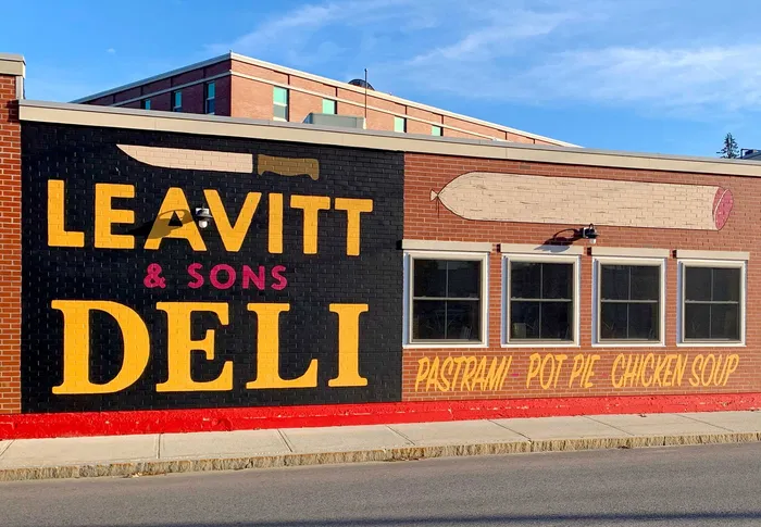 Leavitt and Sons Deli mural artwork