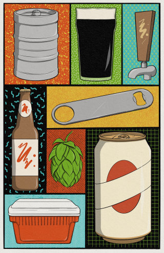 Affiche de bière