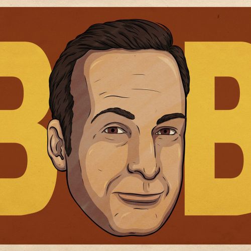 Humorous portrayal of Bob Odenkirk