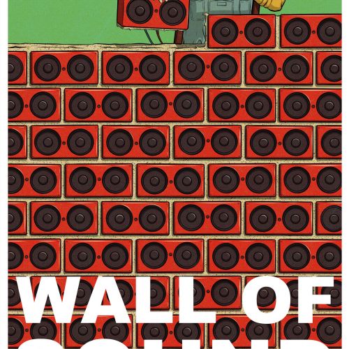 Retro poster of "Wall of Sound"