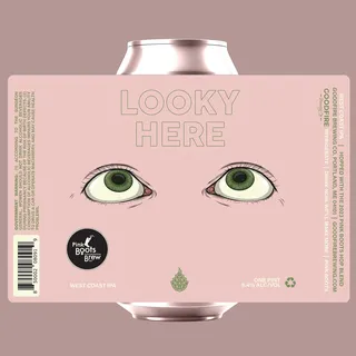 Packaging of the Goodfire Brewing Co.'s Looky Here beer