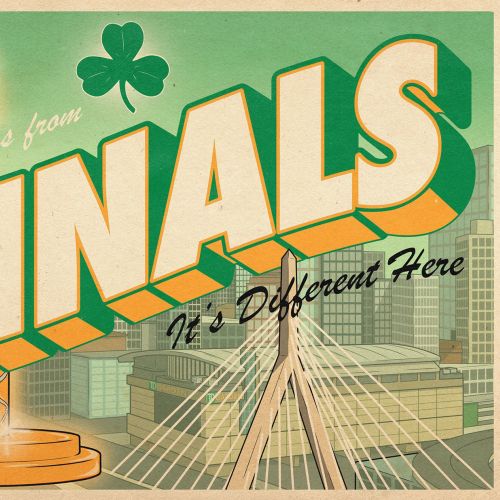 Finals sports card greeting ad