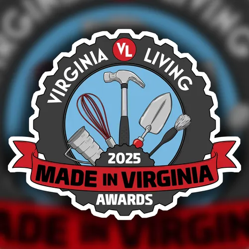 Logo for Virginia Living 2025 Made in Virginia Awards by Max Erwin