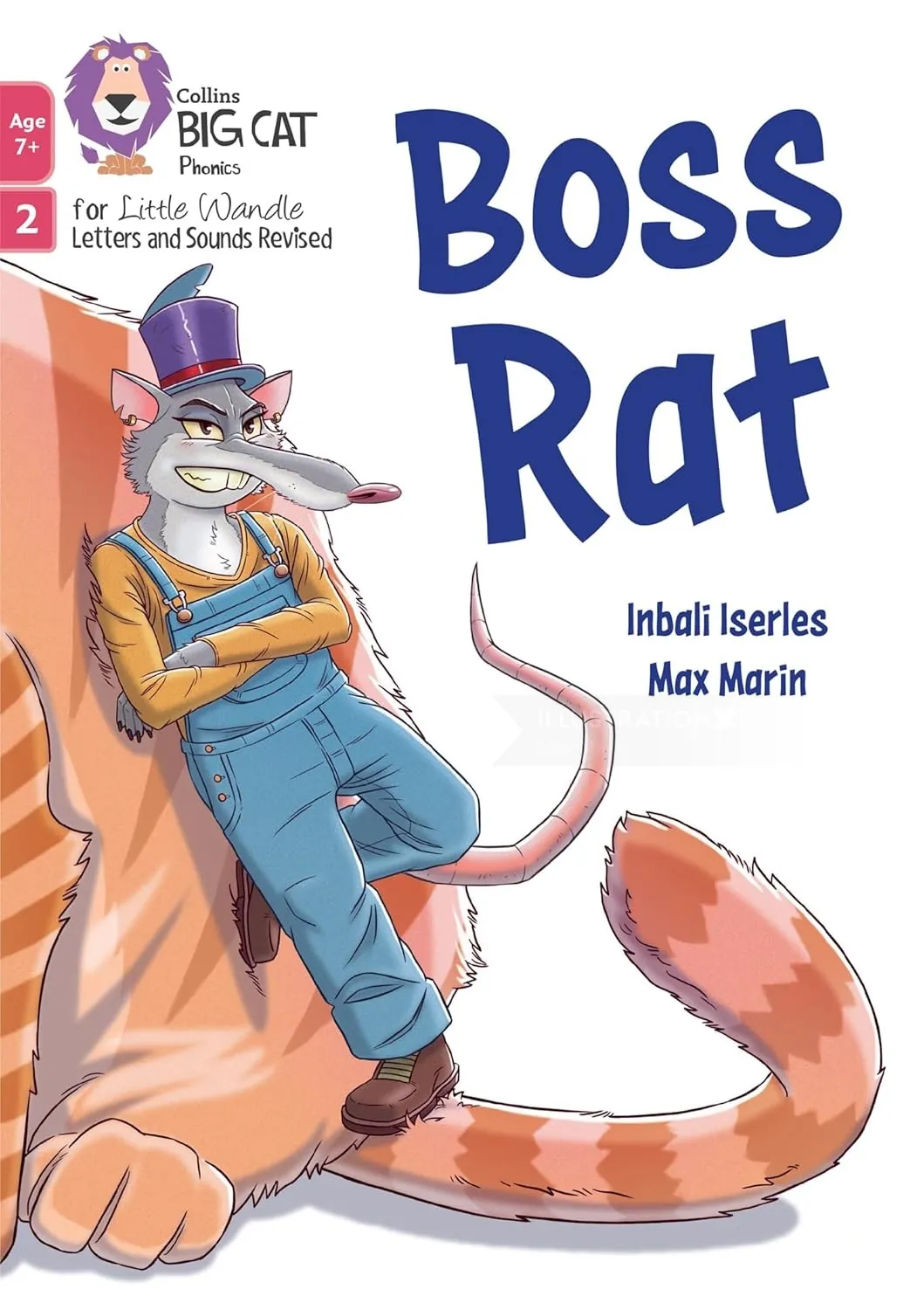 Boss Rat book cover illustrated by Max Marin, featuring an anthropomorphic rat