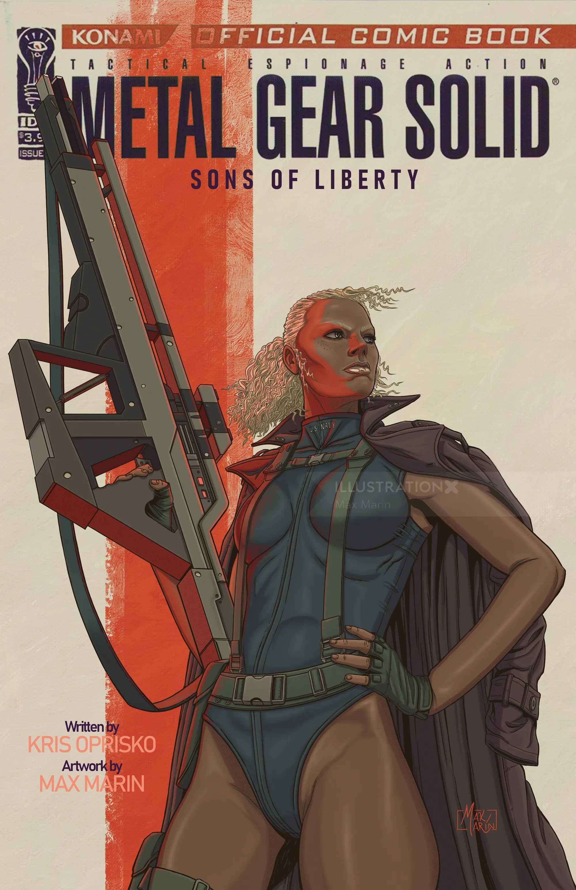 Das Cover des Metal Gear Solid-Comics wurde von Max Marin illustriert.