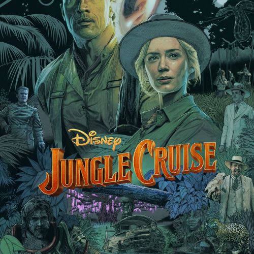 Max Marin artwork of the Disney Jungle Cruise movie poster