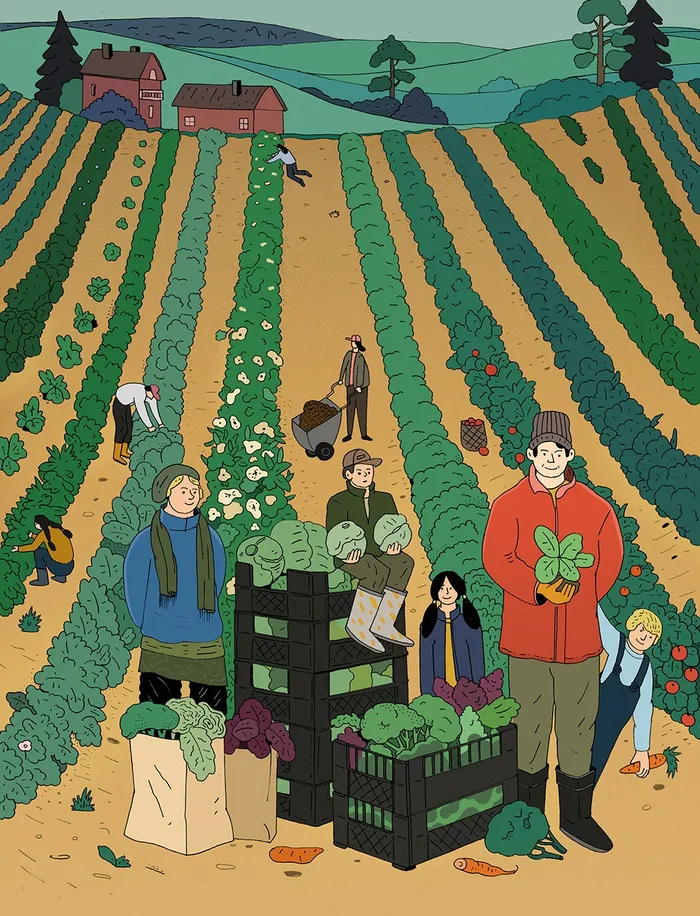 Co-operative Farms for Vihreä Lanka magazine by Maxim Usik