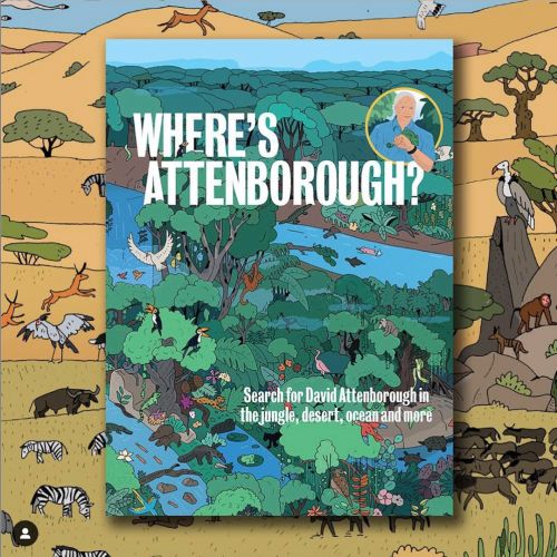 Where's Attenborough book cover design