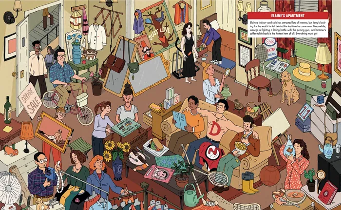 People shopping and browsing in a crowded secondhand store filled with items