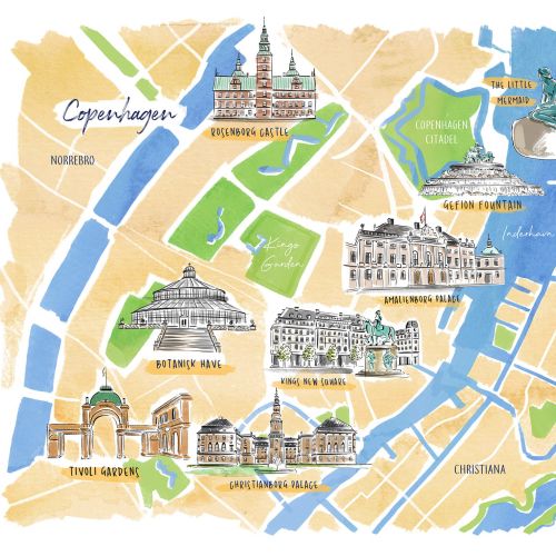 Map of Copenhagen
