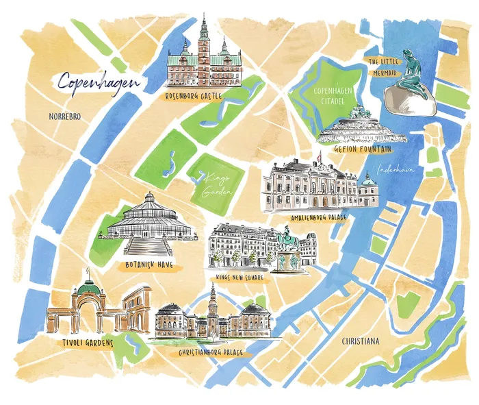 Map of Copenhagen
