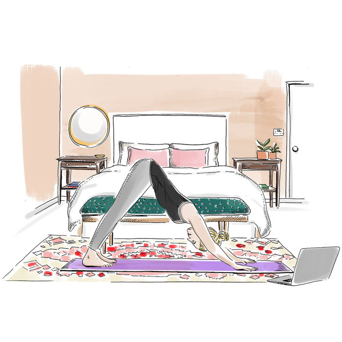 yoga at home