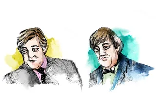 Stephen Fry illustration by May van Millingen