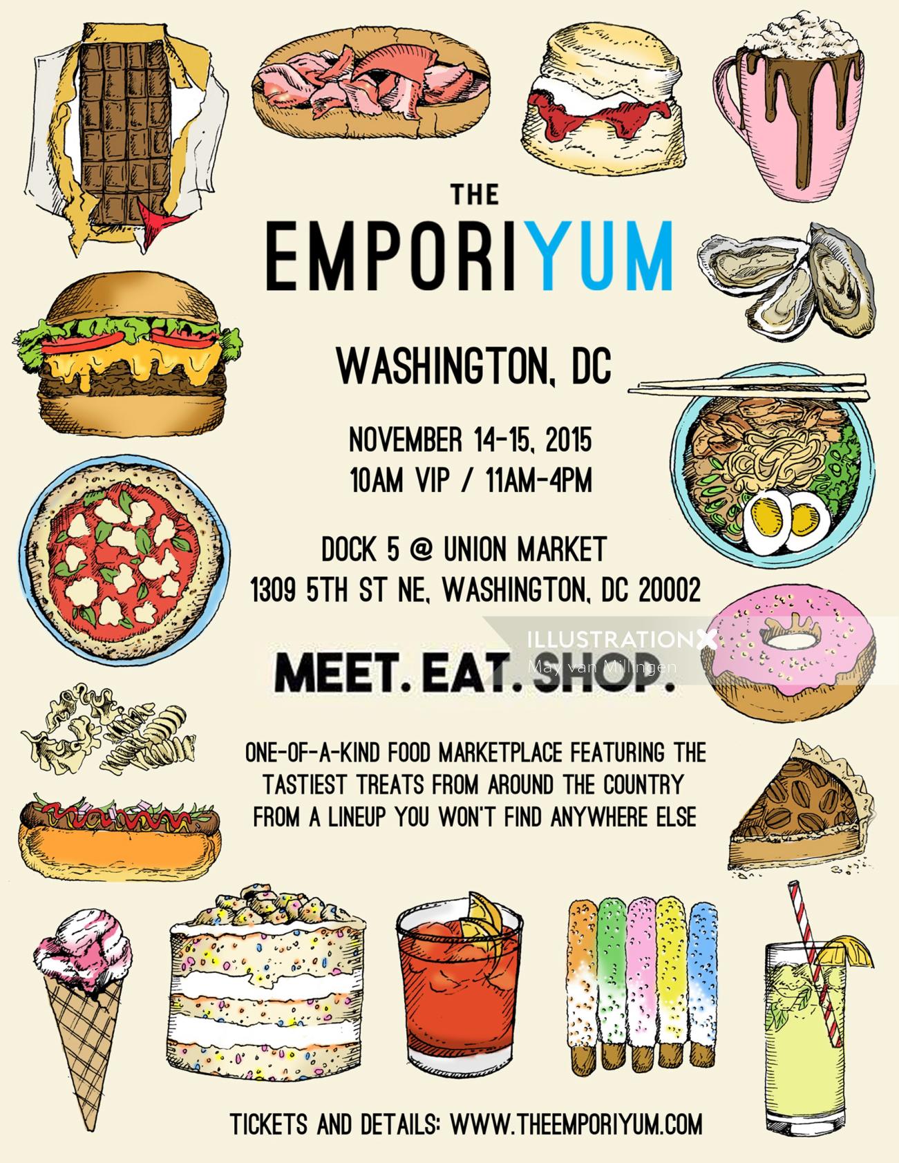 The Emporiyum food artwork