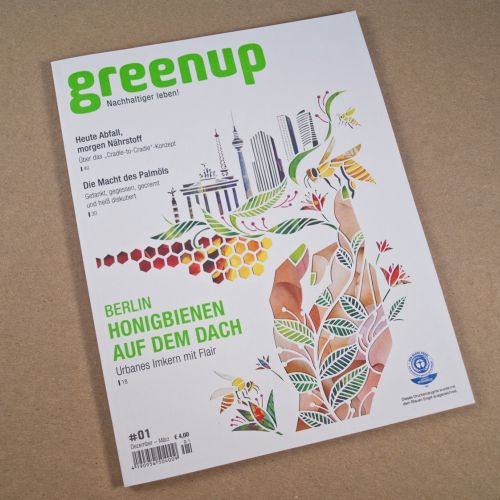 Greenup Magazine Cover Illustration