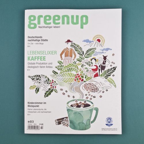 Cover Illustration For greenup Magazine