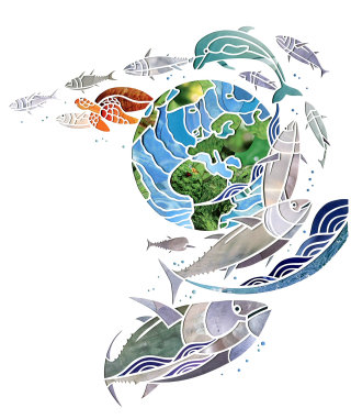 Greenup誌の表紙は持続可能な漁業を特集