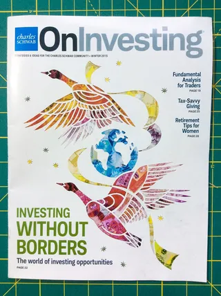 Commissioned art for OnInvesting 2015 cover