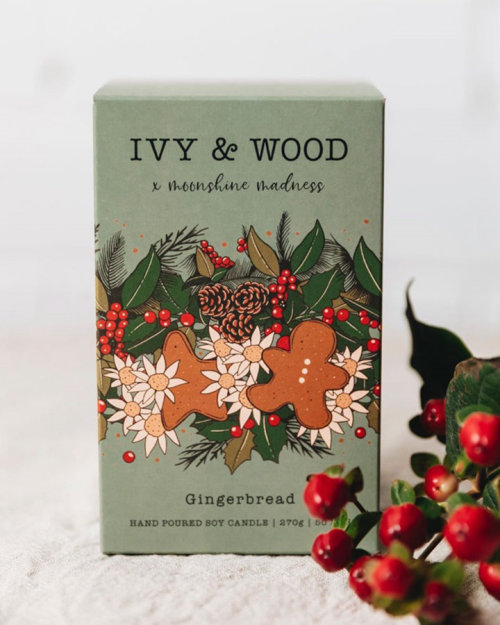 Ivy & Wood Ginger bread product design
