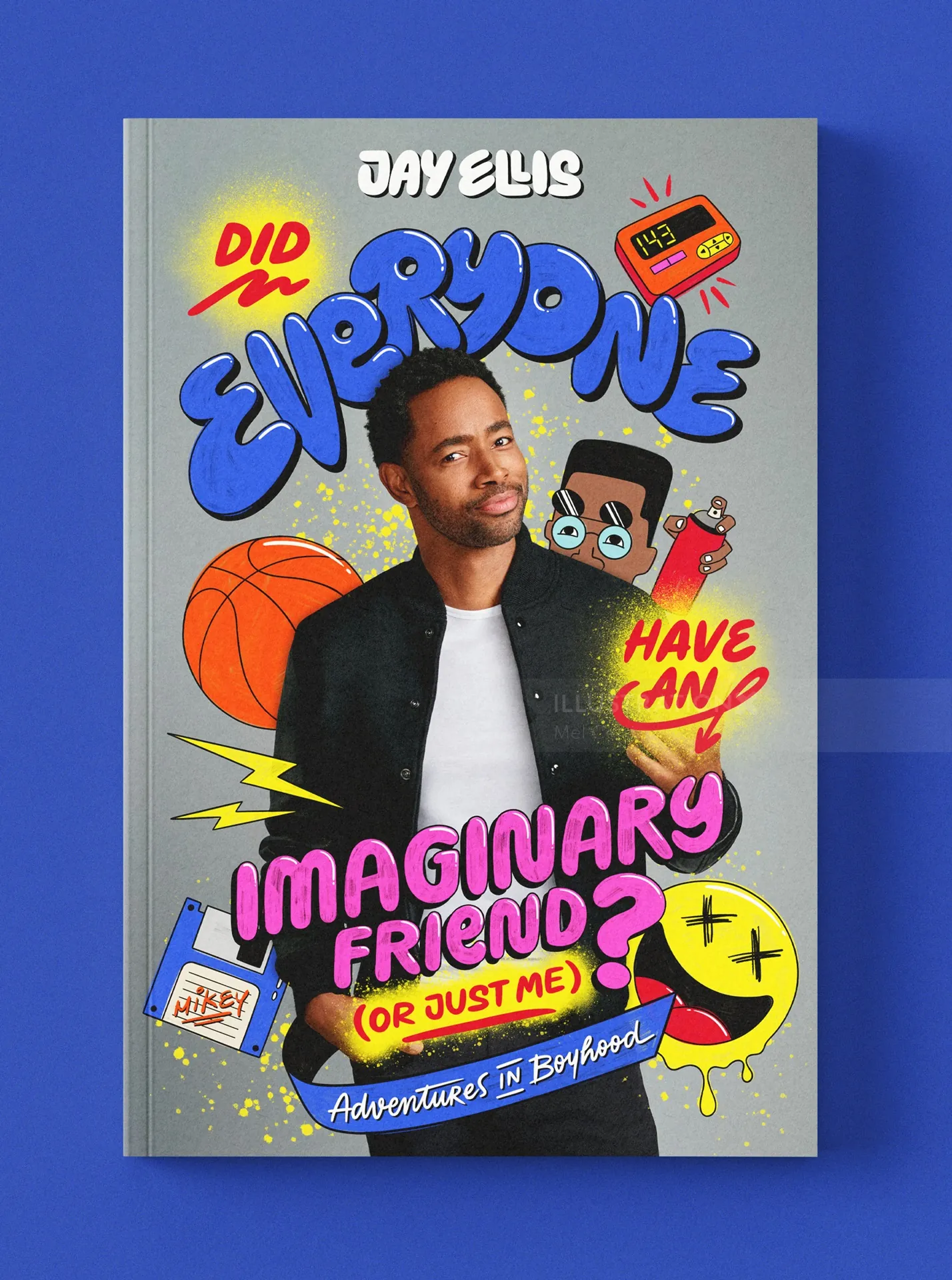 Design da capa do livro de memórias de Jay Ellis, de Mel Cerri