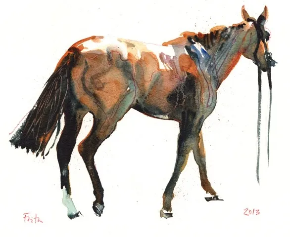 Horse animal painting