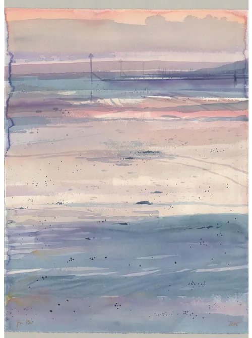 watercolor illustration of landscape
