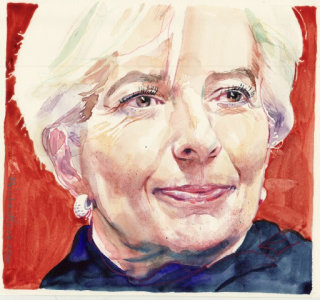 マイケル・フリスによる老婦人の肖像画 