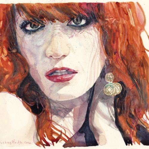Portrait of Florence illustration by Michael Frith