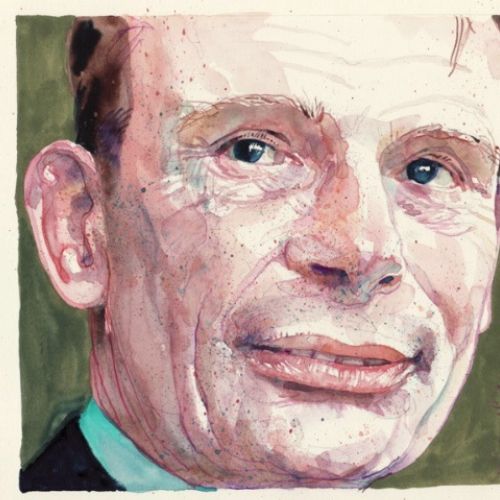 Andrew Marr Portrait By Michael Frith Illustrator