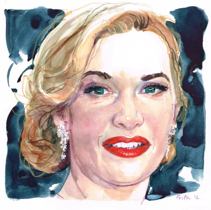 Kate winslet retrato ilustração