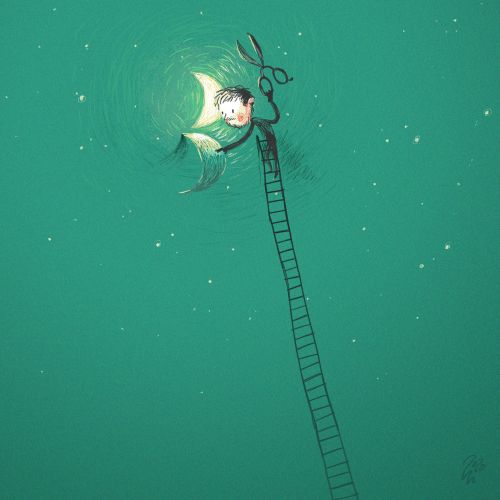 Moonlight maker illustration